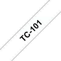 Brother SCHRIFT SCHWARZ / BAND TRANSP. (TC101 PRÄGEBAND 12MM)