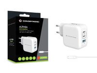 Conceptronic ALTHEA17W 3-Port 67W GaN USB PD Charger Ladegeräte - USB -