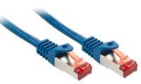 LINDY Basic Cat.6 S/FTP Kabel, blau, 7,5m Patchkabel (47357)