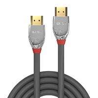 Lindy 37873 - 3 m - HDMI Type A (Standard) - HDMI Type A (Standard) - 4096 x 2160 pixels - 3D - Grey - Silver