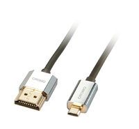 LINDY HDMI High Speed Kabel an Micro HDMI CROMO Slim 2m (41682)
