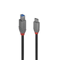 LINDY USB 3.2 Kabel Typ C/B Anthra Line 2m (36667)