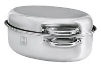 HENSSLERS Edelstahlbräter Deluxe Ø38cm