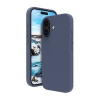 dbramante Monaco Silikoncase mit MagSafe für iPhone 16 Plus, blau