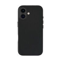 dbramante Roskilde Leder-Case mit MagSafe für iPhone 16, schwarz