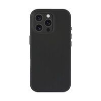 dbramante Roskilde Leder-Case mit MagSafe für iPhone 16 Pro, schwarz