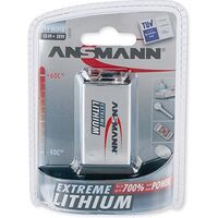 Ansmann 9V E-Block - Single-use battery - Lithium - 10.8 V - 1 pc(s) - Silver - 6AM6