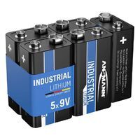 Ansmann 1505-0002 - Single-use battery - Lithium - 9 V - 5 pc(s) - Black - -40 - 60 °C