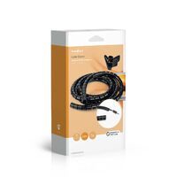 Nedis Kabelmanagement / Spiralhülse / 1 Stück / max. Kabeldicke: 16 mm / PE / Schwarz