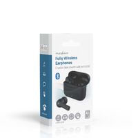 Nedis Vollständig drahtlose Kopfhörer / ENC (Environmental Noise Cancelling) / Bluetooth® / Batterie 1 Betriebszeit Standardnutzung: 1440 min / Berührungssteuerung / Ladegehäuse / Kabelloses Ladegehäuse / Eingebautes Mikro / Stimmkontrolle / Rauschun