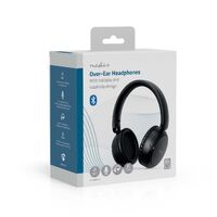 Nedis Drahtlose Over-Ear-Kopfhörer / Batterie 1 Betriebszeit Standardnutzung: 720 min / Eingebautes Mikro / Drücken Sie Strg / Stimmkontrolle / Lautstärke-Regler / Schwarz