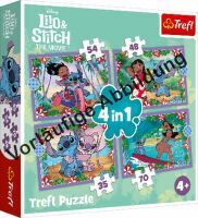 Trefl S.A. 4 in 1 Puzzle 35, 48, 54, 70 Teile  Lilo & Stich Film