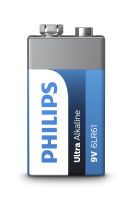 Philips Ultra Alkaline 9V Batterie Batterien