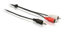 Philips 1,5 m Stereo Y Cable (3,5 mm M - 2 RCA M) Kabel und Adapter -Audio/HiFi-
