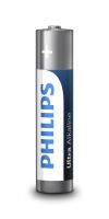 1x4 Philips Ultra Alkaline AAA Batterie Batterien