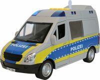 VEDES Großhandel GmbH - Ware Speedzone Polizei-Van mit Light &Sound, Friktion, 1:16