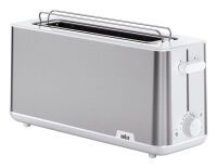 BRAUN Langschlitztoaster PurShine HT 1610 WH weiß