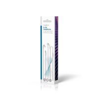 Nedis Kopfhörer mit Kabel| 3.5 mm| Seillänge 1.20 m| Eingebautes Mikro| - Headphones