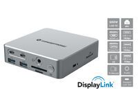 CONCEPTRONIC 15-1 Dock USB-C->2xHDMI/2xUSB-C/4xUSB-A/+80W si (DONN25G)