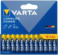 Varta LONGLIFE POWER AAA (POWER AAA PACK 12)