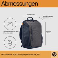 HP Inc. HP Travel - Notebook-Rucksack - 39.6 cm - bis zu 15,6" - 18L (6H2D9AA)