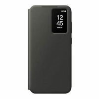 Samsung Mobilfunkzubehör Samsung Smartphone Smart View Wallet Case Black for S24 FE (EF-ZS721CBEGWW)