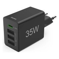 HAMA SCHNELLLADEG 1XUSBC/3XUSBA SW (LADEADAPTER)