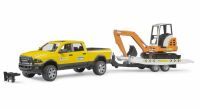 bruder RAM Rental Service mit Minibagger