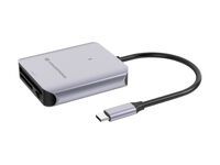 CONCEPTRONIC Kartenleser USB-C3.2->SD/TF4.0/CFast2.0 schwarz (BIAN09G)