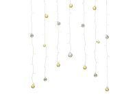 LED Lichtervorhang "Kugeln"