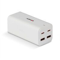 LINDY USB 4-Port GaN Fast Charger 100W 2xUSB-C PD/2xUSB-A we (73441)