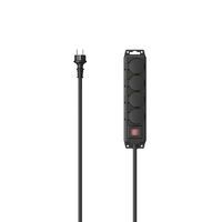 Hama Steckdosenleiste 4-fach 2m sw (223063)