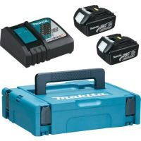 Makita 197952-5 - Battery & charger set - Lithium-Ion (Li-Ion) - 3 Ah - 18 V - Makita - 2 pc(s)
