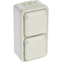 Legrand FR-SSTD 2-FACH VERTIKAL AP WS (069774    PLEXO IP55)