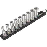 Wera 05004545001 - Socket set - 3/8" - Metric - 9 head(s) - 8,10,12,13,15,16,17,18,19 mm - 320 mm