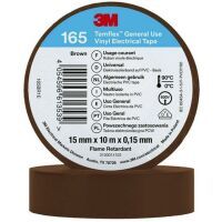 3M PVC-ISOLIERBAND 15MM X 10M BR (TEMFLEX 165)