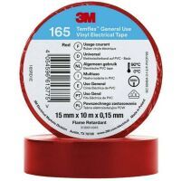 3M PVC-ISOLIERBAND 15MM X 10M RT (TEMFLEX 165)
