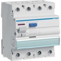 Hager FI-SCHALTER 40/4  0,1A  G/A (CJG444D PULSSTROMS.)