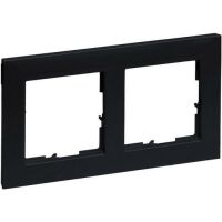 Legrand 2F.RAHMEN SCHWARZ LACKIERT (765372 SEANO)