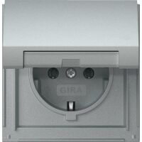 Gira SCHUKO KD  TX_44 F ALU (445465 TX_44)