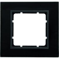 Berker RAHMEN 1-FACH SCHWARZ (10116616     B7 GLAS)