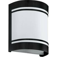 Eglo WANDLEUCHTE 1X40W E27 STAHL (CERNO SCHWARZ 25S520)