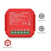 Nedis SmartLife Power Switch / Zigbee 3.0 / 2x100 W / Terminal Anschluß / App erhältlich für: Android™ / IOS