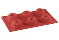 Dr. Oetker Silikon-Gugelhupfform 'Flexxible Love Mini'6er