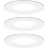 Paulmann EINBAUSP.SET RD ST IP44 3X6,5W (NOVA GU10-LED WEIß)