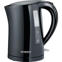 SEVERIN WK 3498 - 1.5 L - 2200 W - Black - Metal,Plastic - Water level indicator - Overheat protection