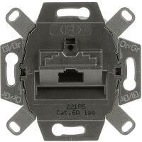 BUSCH JAEGER 0218/11-101 - RJ-45 - 6a - Metallic - RoHS