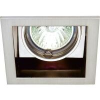 Molto Luce Deckeneinbaustrahler nickel QPAR 16 50W GU10 SB HV 30cm Kabel
