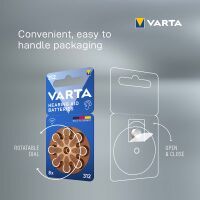 Varta Hörgerätebatterien Typ 312 8-Blister