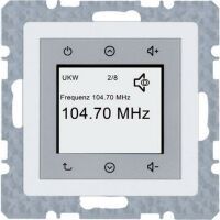 Berker Q.X RADIO DAB+/BT PW SAMT (30846089 TOUCH RADIO)